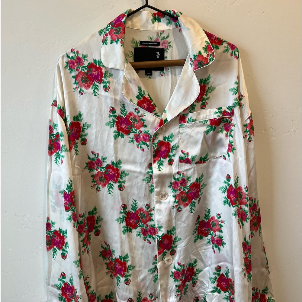 R13 Beautiful Floral Silk Blouse